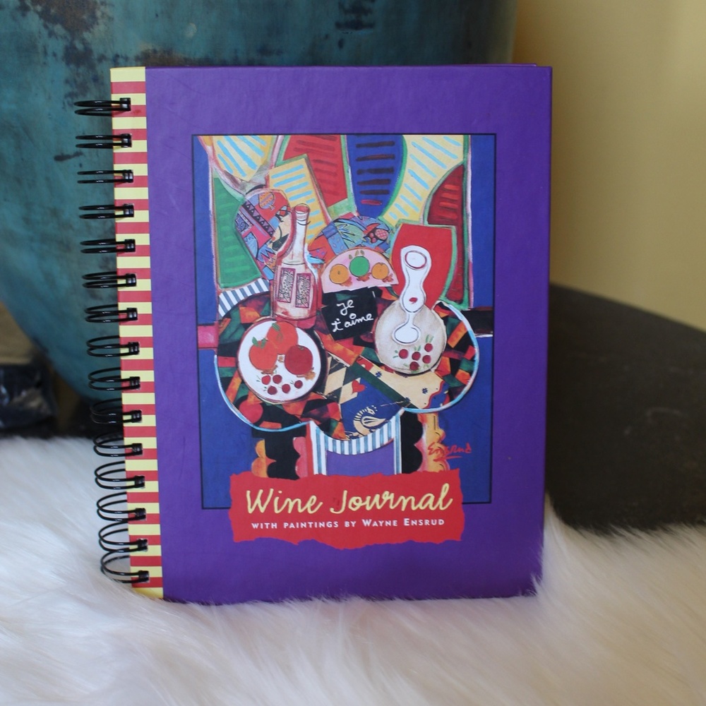 Wine Journal with Paintings by Wayne Ensured